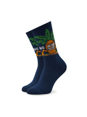 Ψηλές κάλτσες Vans μπλε