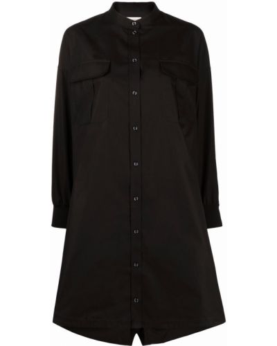 Mini vestido con botones Alexander Mcqueen negro