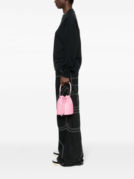 Dabīgās ādas soma Marc Jacobs rozā