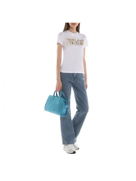 Топ Versace Jeans Couture белый