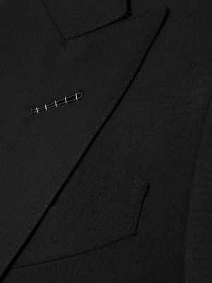 Gyapjú öltöny Tom Ford fekete