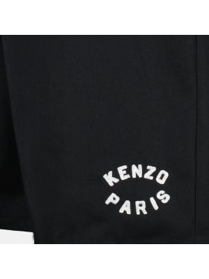 Bermudas de algodón Kenzo negro