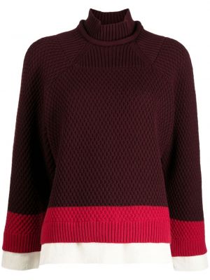 Sweter wełniany Undercover czerwony