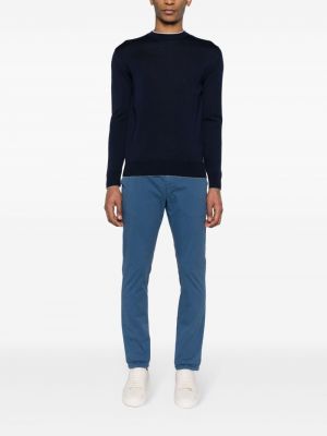 Pullover mit rundem ausschnitt Eleventy blau