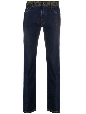 Slank stretch jeans Fendi blå