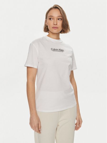 T-shirt Calvin Klein weiß