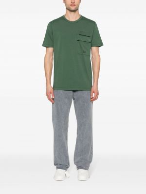 Raštuotas marškinėliai C.p. Company žalia