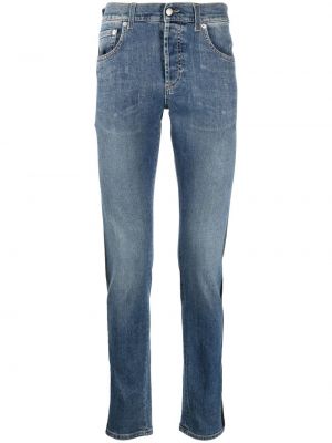 Skinny fit-jeans Alexander Mcqueen blå