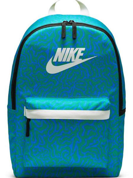 Рюкзак на молнии с карманами Nike зеленый