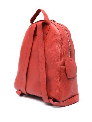 Kožený batoh Orciani červený