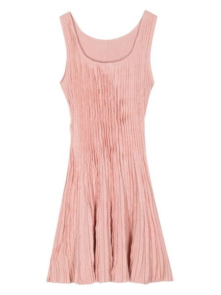 Ärmelloses kleid mit plisseefalten Chanel Pre-owned pink