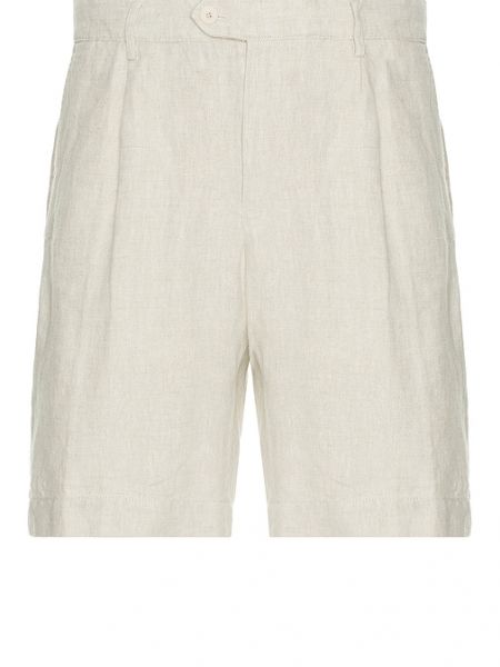 Pantalones cortos de lino plisados Club Monaco