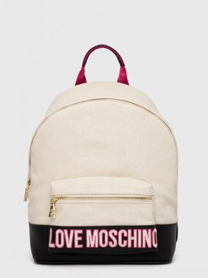 Plecak Love Moschino beżowy
