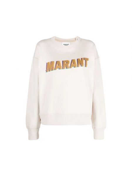Sweatshirt aus baumwoll Isabel Marant Etoile beige