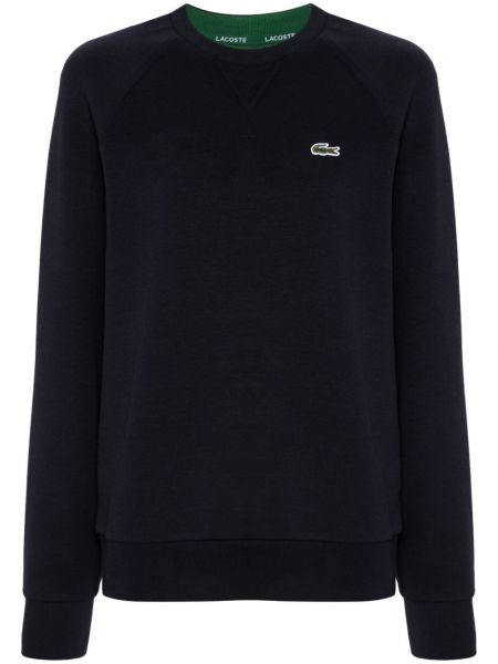 Rund hals sweatshirt med rund hals Lacoste blå