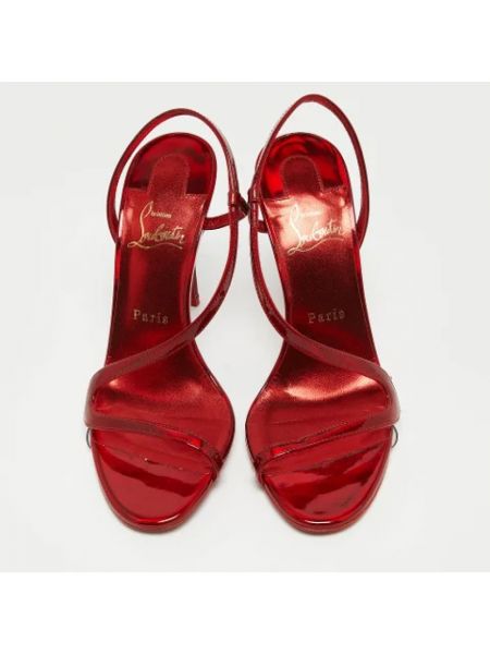 Sandalias de cuero Christian Louboutin Pre-owned rojo