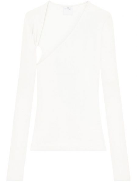 Asymmetrisk top Courreges hvid