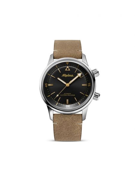 Автоматичен часовник Alpina черно