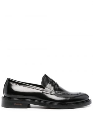 Pantofi loafer din piele Pollini negru