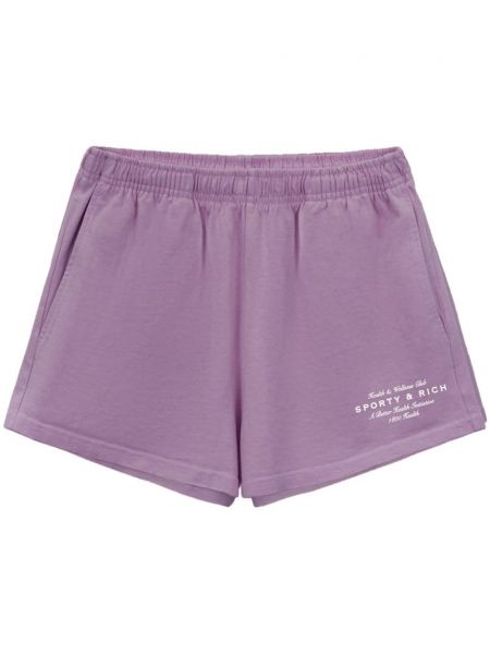 Shorts Sporty & Rich lilla