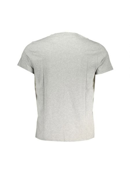 Camiseta con estampado de cuello redondo K-way gris