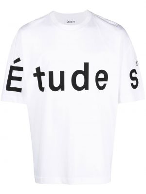 Overdimensioneret t-shirt Etudes hvid