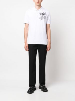 T-shirt aus baumwoll mit schlangenmuster Philipp Plein weiß