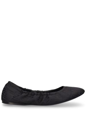 Nizki čevlji iz žakarda Moschino črna