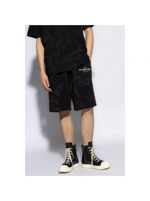 Pantalones cortos de algodón con estampado 44 Label Group negro