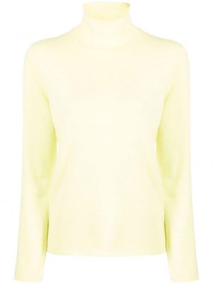 Kašmírový sveter Chanel Pre-owned žltá