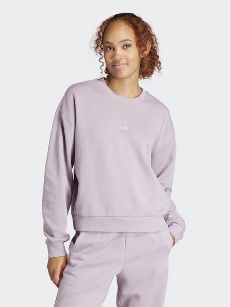 Relaxed fit sportinis džemperis Adidas violetinė