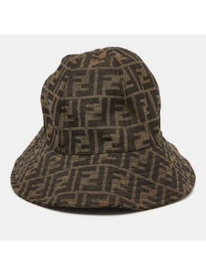Sombrero Fendi Vintage marrón