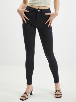 Pantaloni din bumbac Orsay - negru