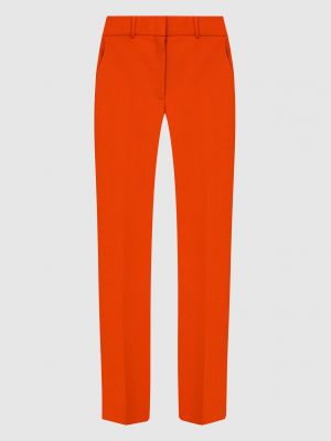 Вовняні брюки Victoria Beckham, помаранчеві