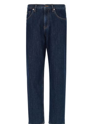 Прямые джинсы Emporio Armani синие