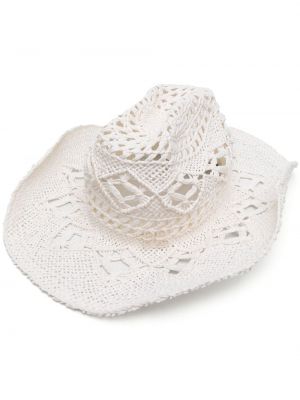 Плетена шапка Ruslan Baginskiy бяло