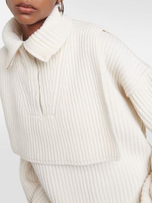 Jersey de lana con cremallera de tela jersey Joseph
