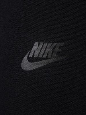 Fleecové běžecké kalhoty Nike černé