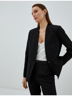 Пиджак с карманами Koton черный