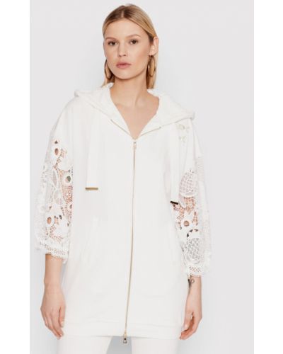 Fracomina Pulóver FR22ST9014F432R6 Fehér Relaxed Fit