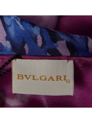 Bufanda de seda Bvlgari Vintage violeta