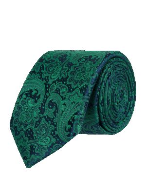 Шелковый галстук Monti зеленый