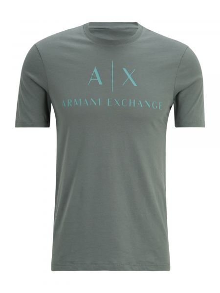 Marškinėliai Armani Exchange žalia