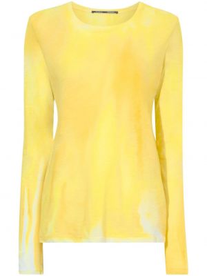 Bavlnené tričko Proenza Schouler žltá