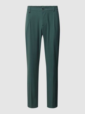 Spodnie z wiskozy Antony Morato zielone