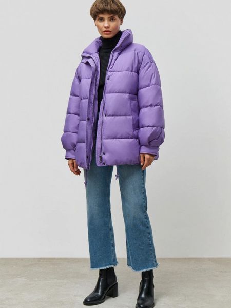 Утепленная демисезонная куртка Baon фиолетовая
