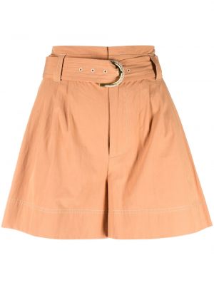 Shorts med hög midja Twinset brun