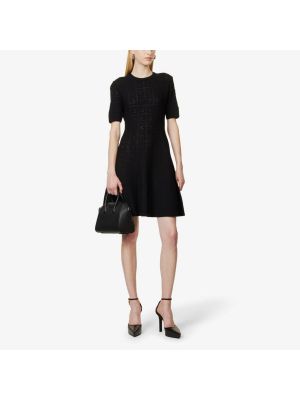 Трикотажное платье мини Givenchy черное