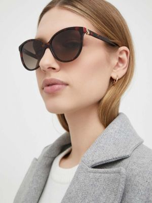 Brązowe okulary przeciwsłoneczne Carolina Herrera