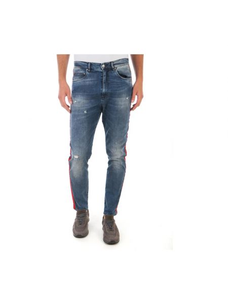 Slim fit skinny jeans Daniele Alessandrini blau